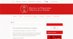 Desktop Screenshot of escueladeperiodismo.edu.ar